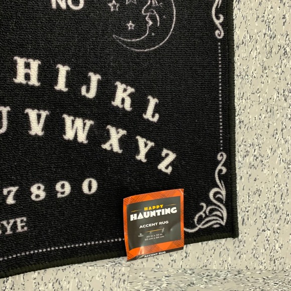 Halloween Ouija Board Spooky Moon Sun Witch Magic Fortune Teller Accent Mat Rug - Picture 5 of 9